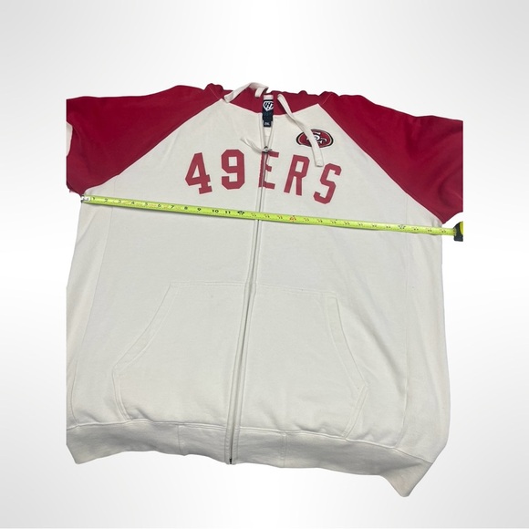 Hands High Men’s Size XXL Red / White  San Francisco 49ers Hoodie Sweatshirt - Picture 3 of 4